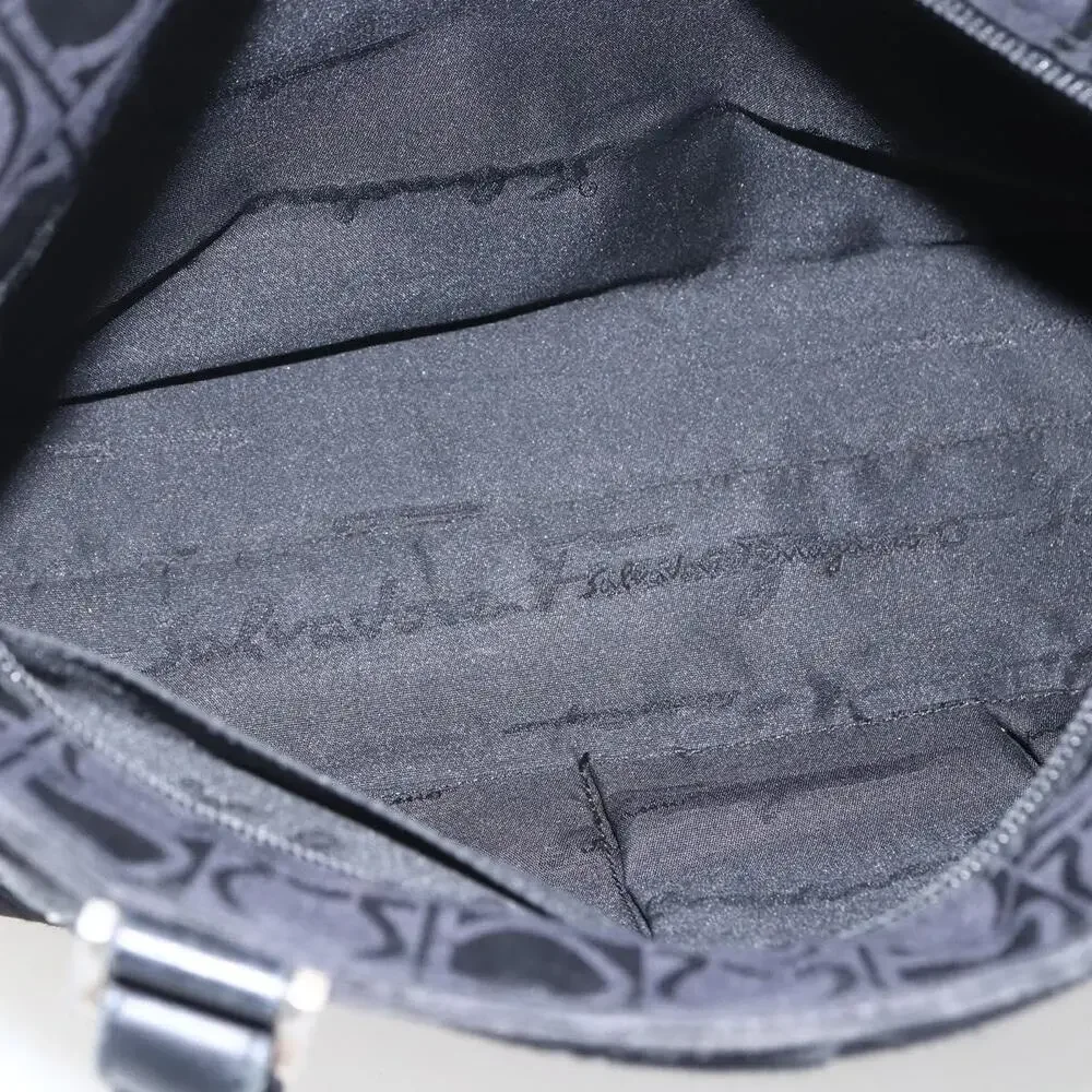 Salvatore Ferragamo Nylon Tote Bag Black